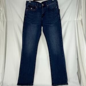 True Religion Ricky Relaxed Straight Jeans 31x34 NWT